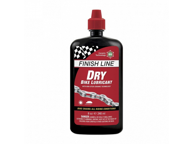 Mazivo FINISH LINE Dry Lube (BN) 8oz/240ml-kapátko