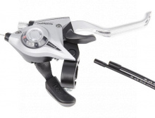 Řadící brzdová páka Shimano ALTUS ST-EF51 MTB/trek pro V-brzdy pravá 7 rychl 2 prstá stříbrná