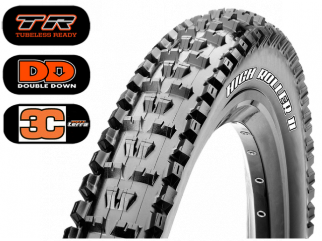 Plášť MAXXIS High Roller II 29 x 2.50 WT kevlar DD TR 120TPI 3C Maxx Terra