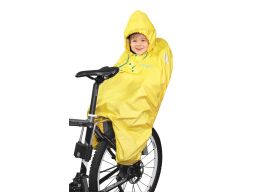 Pláštěnka FORCE PONCHO na dítě v sedačce žluté