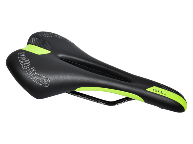 Sedlo SELLE ITALIA SL Flow černo-zelené