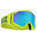 Lyžařské brýle Bliz EDGE OTG Limegreen, Brown with Blue Multi