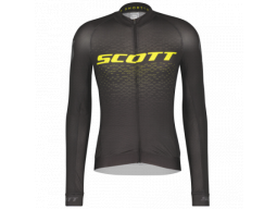 Cyklistický dres SCOTT RC Pro black/sulphur yellow