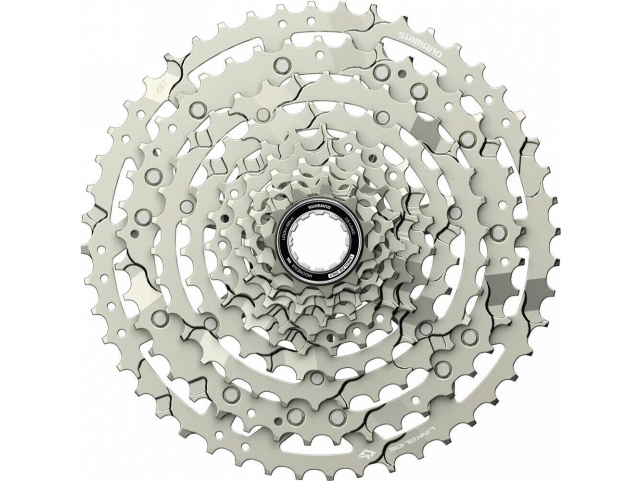 Kazeta Shimano CUES CS-LG400-10 10 rychl 11 - 48 z. stříbrná