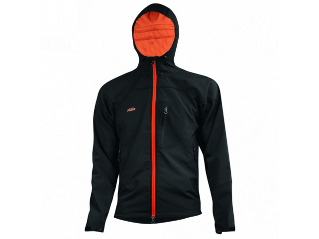 Bunda KTM FACTORY TEAM SOFTSHELL, Black