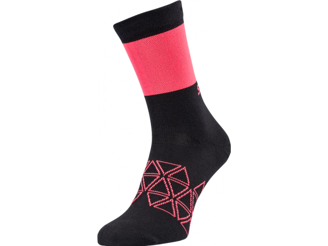 Ponožky Silvini Bardiga UA 1642 Black / Red