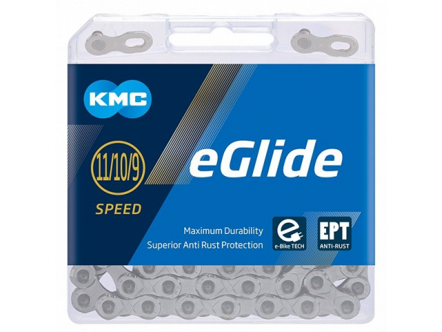 ŘETĚZ KMC E-GLIDE CUES EPT NEREZNOUCÍ 132ČL. BOX